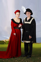 Photo 5895: Banquet Portraits at Abbey Medieval Tournament 2012