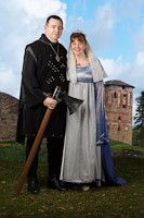 Photo 6118: Banquet Portraits at Abbey Medieval Tournament 2012
