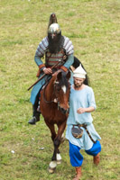 Photo 1976: Horses at Abbey Medieval Tournament 2013