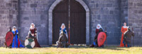 Photo 2: Opening Ceremony at Abbey Medieval Tournament 2013