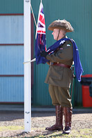 Photo 41730: Flag Raising at Air and Land Spectacular - Emu Gully 2012