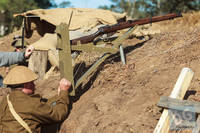 Photo 129: WWI  Trenches at Air and Land Spectacular - Emu Gully 2013